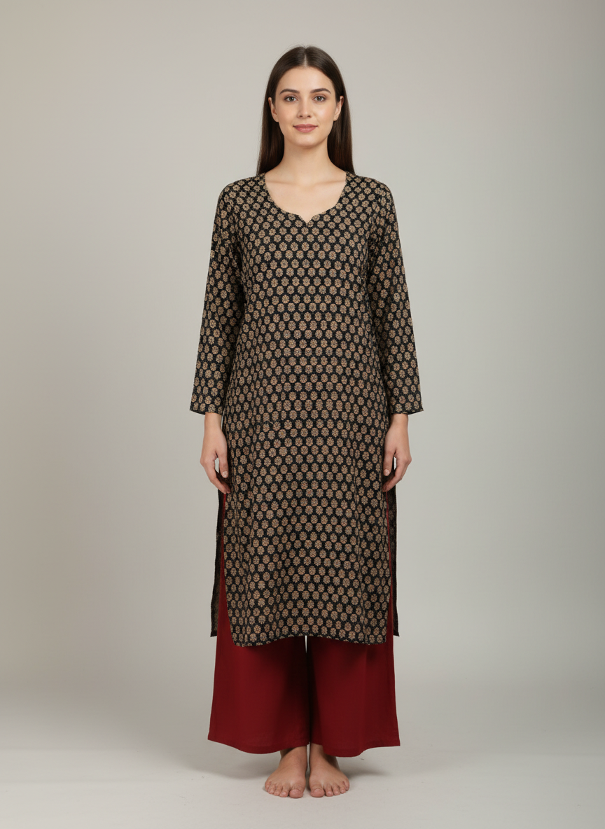 Women's Geometric Print V-Neck Tunic