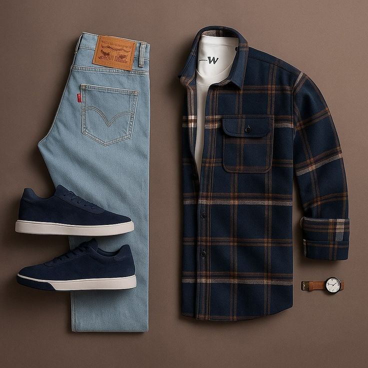 Man's pants and shirts