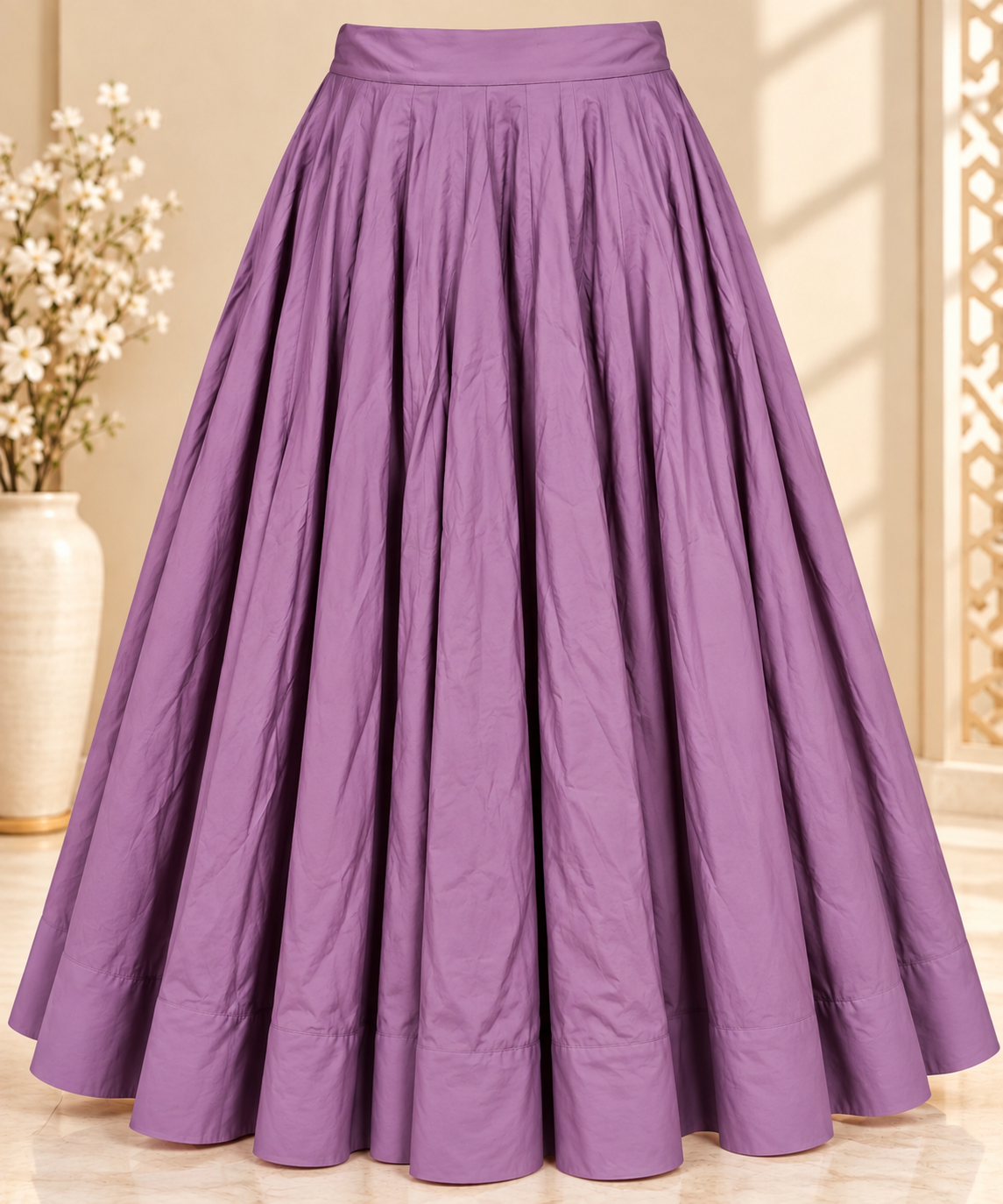 Women's Pleated Full Maxi Skirt